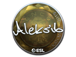 스티커 | Aleksib(은박) | 카토비체 2019
