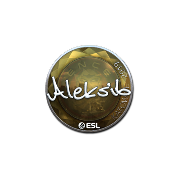 Sticker | Aleksib (Foil) | Katowice 2019 image 360x360