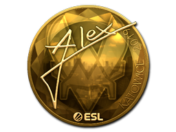 ステッカー | ALEX (Gold) | Katowice 2019