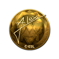 Sticker | ALEX (Gold) | Katowice 2019 image 120x120