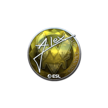 Sticker | ALEX (Foil) | Katowice 2019 image 360x360