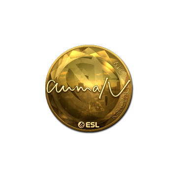 Sticker | aumaN (Gold) | Katowice 2019 image 360x360