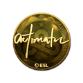 Sticker | autimatic (Gold) | Katowice 2019 image 120x120