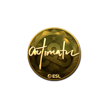 Sticker | autimatic (Gold) | Katowice 2019 image 360x360