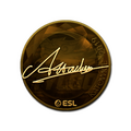 Sticker | Attacker (Gold) | Katowice 2019 image 120x120