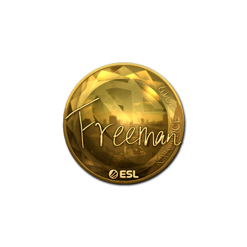 Sticker | Freeman (Gold) | Katowice 2019 image 360x360