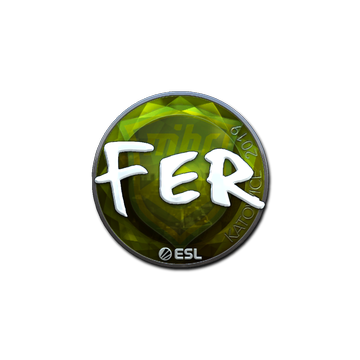 Sticker | fer (Foil) | Katowice 2019 image 360x360