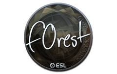 Sticker | f0rest (Foil) | Katowice 2019