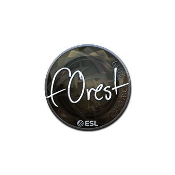 Sticker | f0rest (Foil) | Katowice 2019 image 360x360