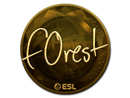 Autocolante | f0rest (Gold) | Katowice 2019