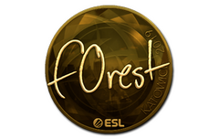 Sticker | f0rest (Gold) | Katowice 2019