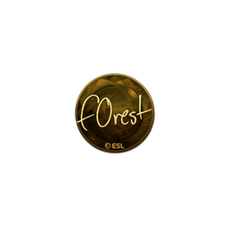 Sticker | f0rest (Gold) | Katowice 2019