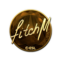Sticker | fitch (Gold) | Katowice 2019 image 120x120
