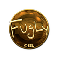 Sticker | FugLy (Gold) | Katowice 2019 image 120x120