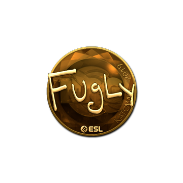 Sticker | FugLy (Gold) | Katowice 2019 image 360x360