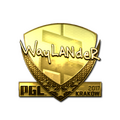 Sticker | wayLander (Gold) | Krakow 2017 image 120x120