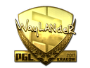 Sticker | wayLander (Gold) | Krakow 2017