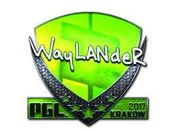 Sticker | wayLander (Glimmend) | Krakow 2017