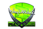 Sticker | wayLander (Foil) | Krakow 2017