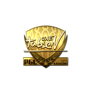 Sticker | tabseN (Gold) | Krakow 2017 image 360x360