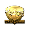 Sticker | TACO (Gold) | Krakow 2017 image 120x120