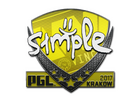 Sticker | s1mple | Krakow 2017