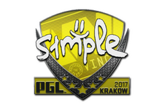 Sticker | s1mple | Krakow 2017