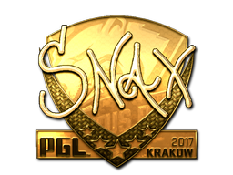 Sticker | Snax (Gold) | Krakow 2017