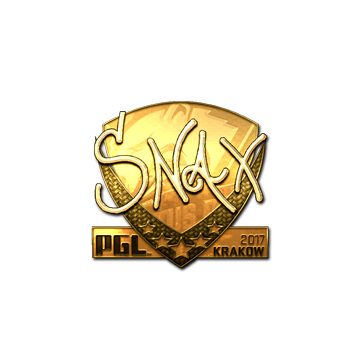 Sticker | Snax (Gold) | Krakow 2017 image 360x360