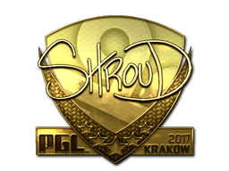 Наліпка | shroud (золота) | Краків 2017