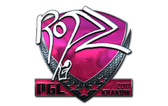 Sticker | ropz (Foil) | Krakow 2017