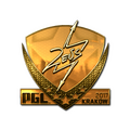 Sticker | Zeus (Gold) | Krakow 2017 image 120x120