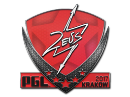 Klistermärke | Zeus | Krakow 2017