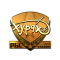 Sticker | Xyp9x (Gold) | Krakow 2017 image 120x120