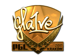 Klistremerke | gla1ve (gull) | Krakow 2017