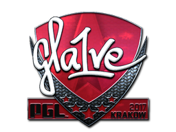 Klistremerke | gla1ve (folie) | Krakow 2017