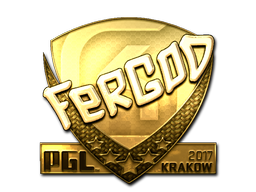 Sticker | fer (Goud) | Krakow 2017