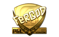 Sticker | fer (Gold) | Krakow 2017