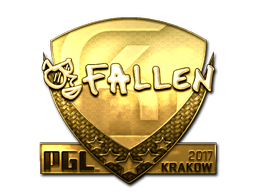 Стикер | FalleN (златен) | Krakow 2017