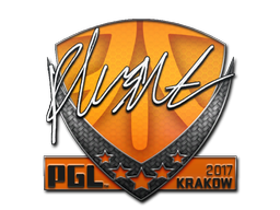 Klistermärke | flusha | Krakow 2017