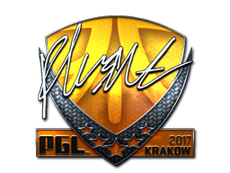 Klistermärke | flusha (Foil) | Krakow 2017