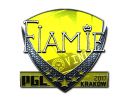 Sticker | flamie (Foil) | Krakow 2017