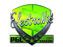 Sticker | electronic (Glimmend) | Krakow 2017