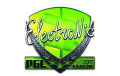 Sticker | electronic (Foil) | Krakow 2017