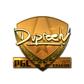 Sticker | dupreeh (Gold) | Krakow 2017 image 120x120