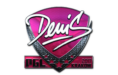 Sticker | denis (Foil) | Krakow 2017