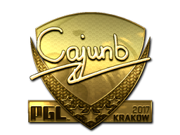 Sticker | cajunb (Gold) | Krakow 2017
