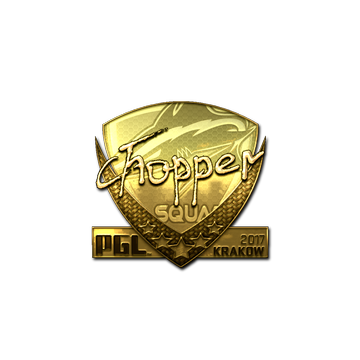 Sticker | chopper (Gold) | Krakow 2017 image 360x360