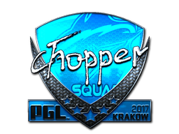 Sticker | chopper (Glimmend) | Krakow 2017