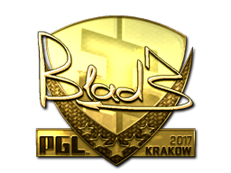 Autocolante | B1ad3 (Gold) | Krakow 2017